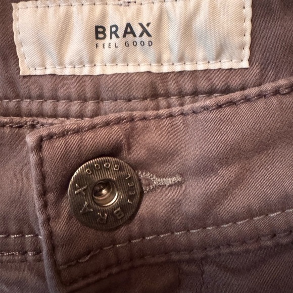 Men's Brax Feel Good Cooper Fancy Gray Pants - Picture 4 of 16